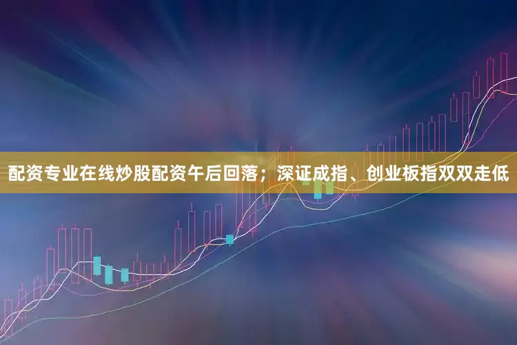 配资专业在线炒股配资午后回落；深证成指、创业板指双双走低